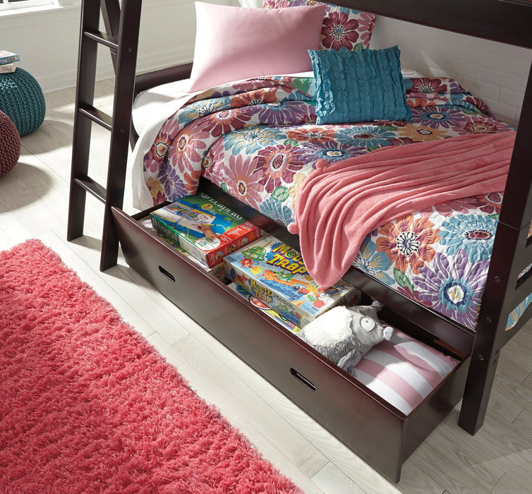 Halanton Youth Bunk Bed with 1 Large Storage Drawer - Aras Mattress And Furniture(Las Vegas, NV)