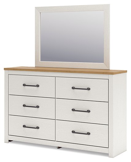 Linnocreek Dresser and Mirror - Aras Mattress And Furniture(Las Vegas, NV)