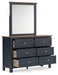 Landocken Dresser and Mirror - Aras Mattress And Furniture(Las Vegas, NV)