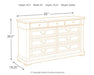 Bolanburg Dresser and Mirror - Aras Mattress And Furniture(Las Vegas, NV)