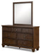 Danabrin Dresser and Mirror - Aras Mattress And Furniture(Las Vegas, NV)