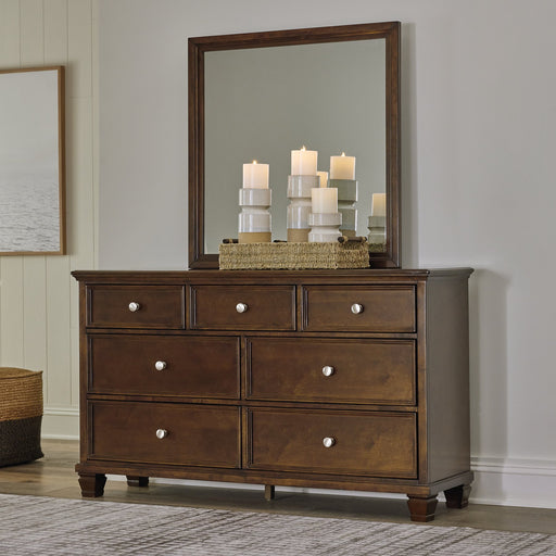 Danabrin Dresser and Mirror - Aras Mattress And Furniture(Las Vegas, NV)