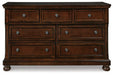 Porter Dresser and Mirror - Aras Mattress And Furniture(Las Vegas, NV)