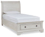 Robbinsdale Sleigh Storage Bed - Aras Mattress And Furniture(Las Vegas, NV)