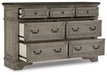 Lodenbay Dresser and Mirror - Aras Mattress And Furniture(Las Vegas, NV)