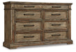 Markenburg Dresser and Mirror - Aras Mattress And Furniture(Las Vegas, NV)