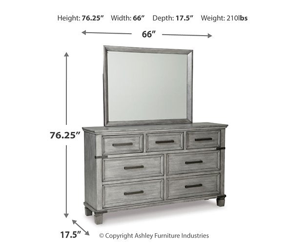 Russelyn Dresser and Mirror - Aras Mattress And Furniture(Las Vegas, NV)