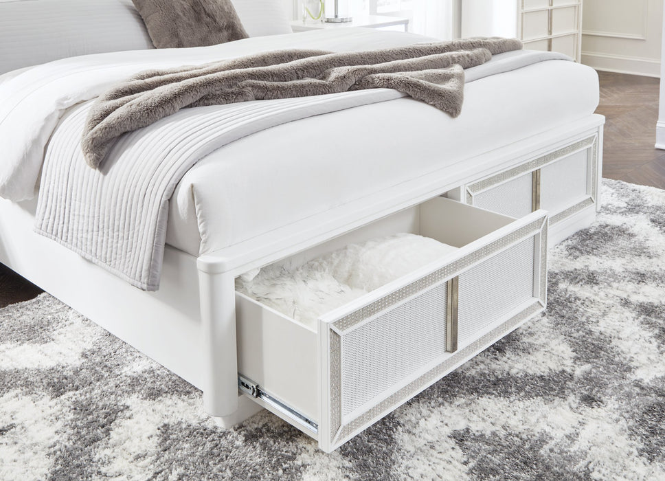 Chalanna Upholstered Storage Bed - Aras Mattress And Furniture(Las Vegas, NV)