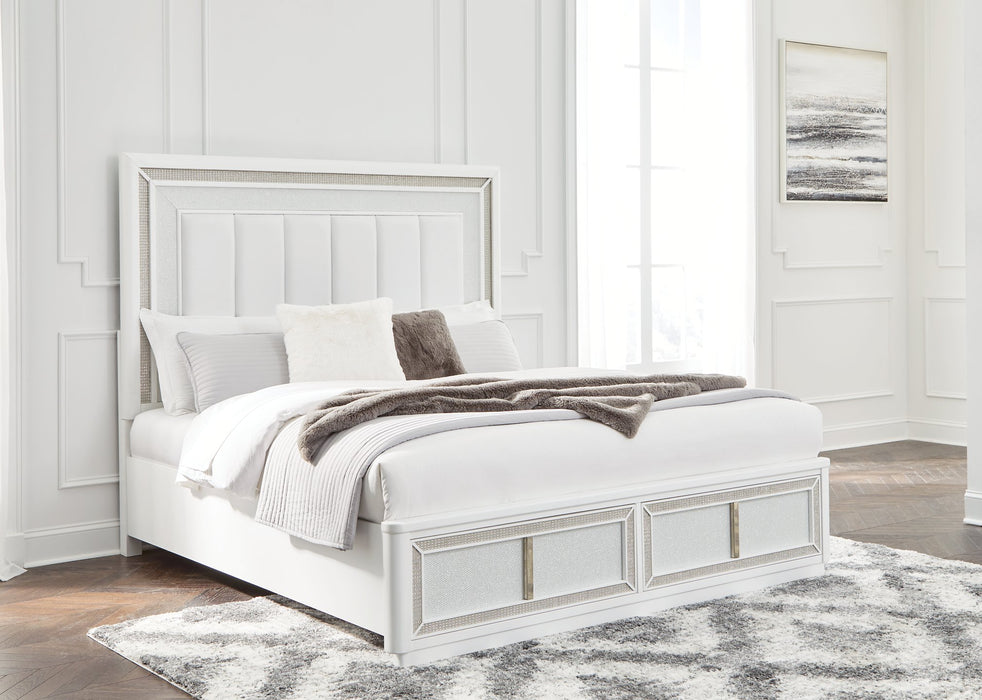 Chalanna Upholstered Storage Bed - Aras Mattress And Furniture(Las Vegas, NV)