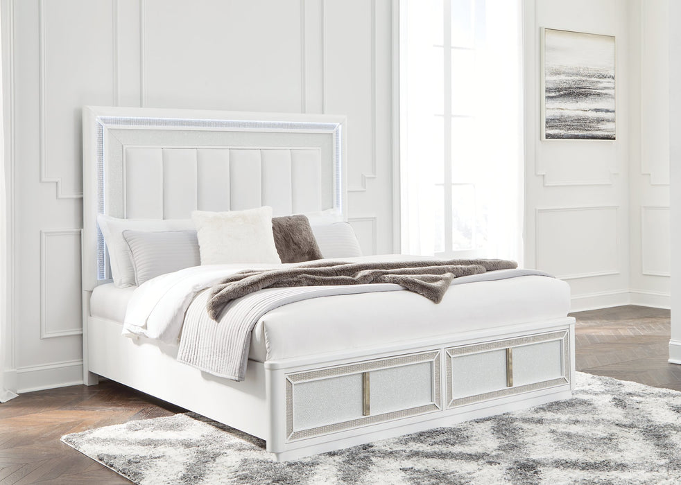 Chalanna Upholstered Storage Bed - Aras Mattress And Furniture(Las Vegas, NV)