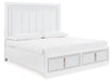 Chalanna Upholstered Storage Bed - Aras Mattress And Furniture(Las Vegas, NV)