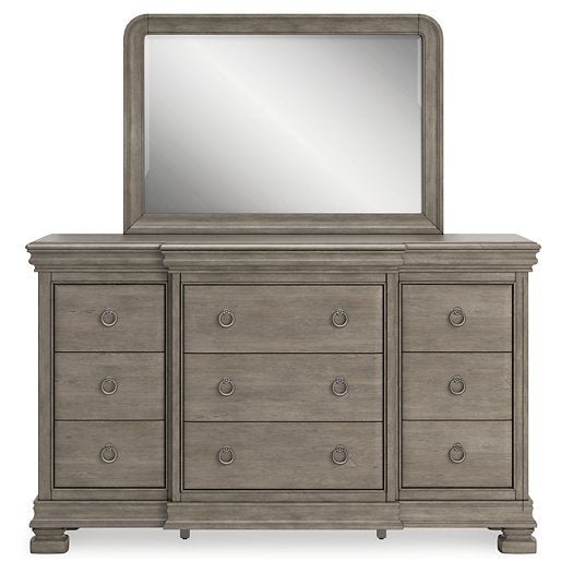 Lexorne Dresser and Mirror - Aras Mattress And Furniture(Las Vegas, NV)