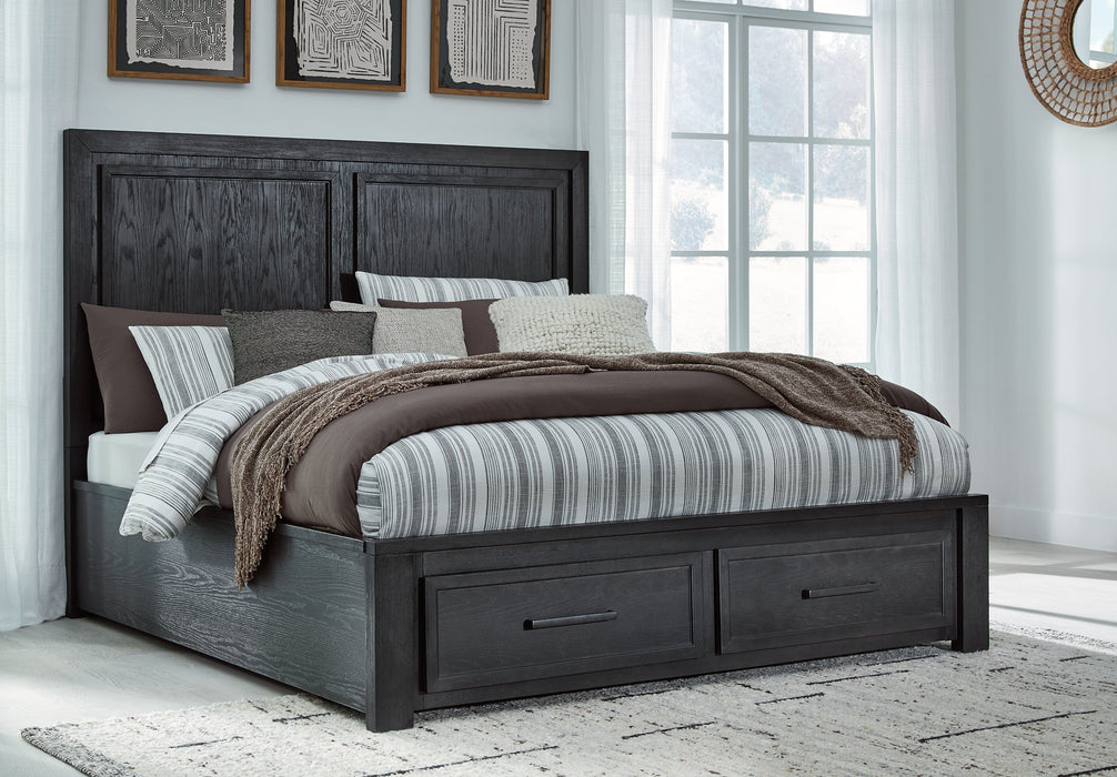 Foyland Panel Storage Bed - Aras Mattress And Furniture(Las Vegas, NV)