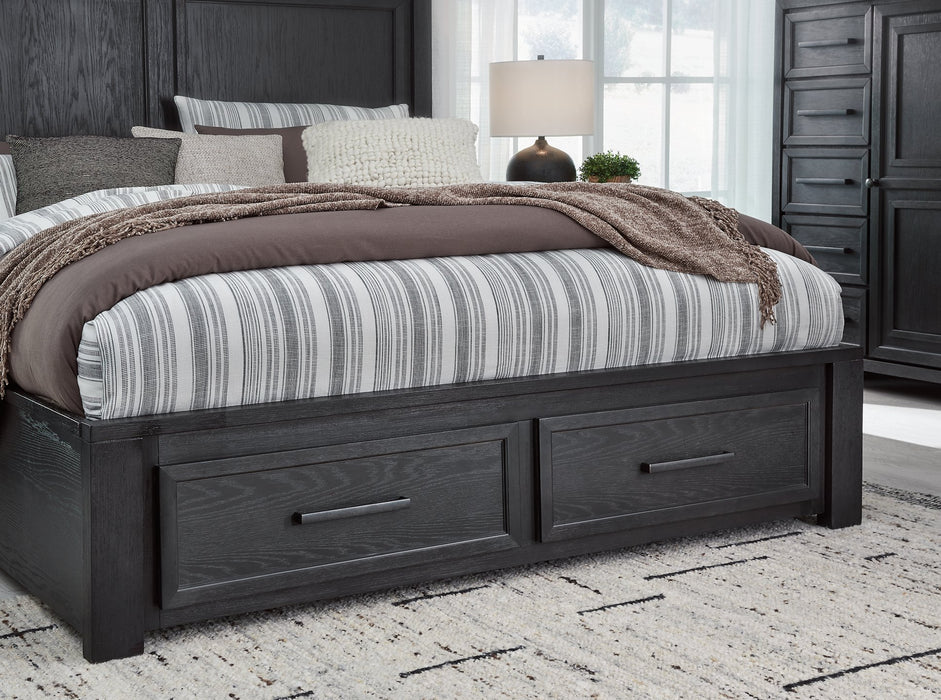 Foyland Panel Storage Bed - Aras Mattress And Furniture(Las Vegas, NV)