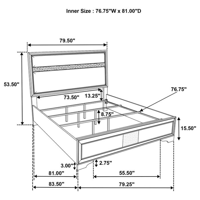 Miranda 2-Drawer Storage Bed