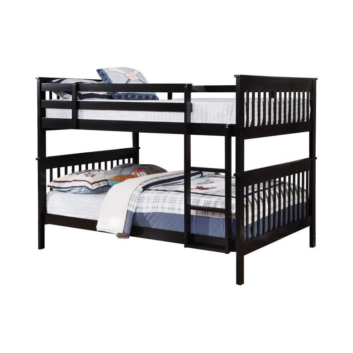 Chapman Full Over Full & Twin Over Full Bunk Bed Black & White
