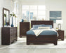 Kauffman California King, Eastren King, & Queen Panel Bed Dark Cocoa - Aras Mattress And Furniture(Las Vegas, NV)