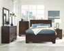 Kauffman California King, Eastren King, & Queen Panel Bed Dark Cocoa - Aras Mattress And Furniture(Las Vegas, NV)