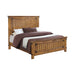 Brenner Eastern King Panel Bed Rustic Honey - Aras Mattress And Furniture(Las Vegas, NV)