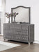 Deanna Button Tufted Dresser Mirror Grey - Aras Mattress And Furniture(Las Vegas, NV)