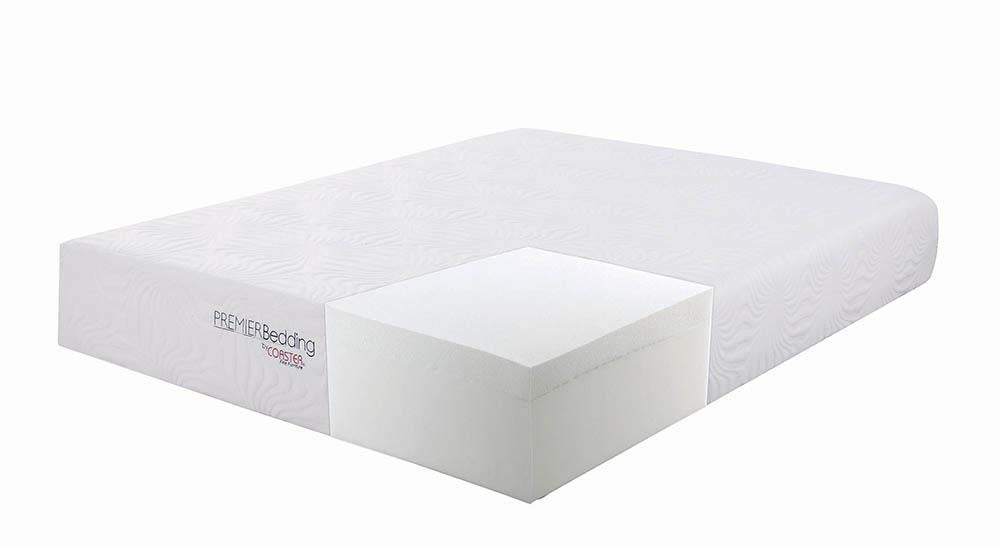 Ian Eastern King Memory Foam Mattress White - Aras Mattress And Furniture(Las Vegas, NV)