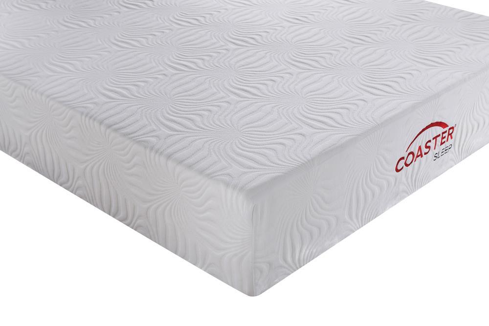 Ian Eastern King Memory Foam Mattress White - Aras Mattress And Furniture(Las Vegas, NV)