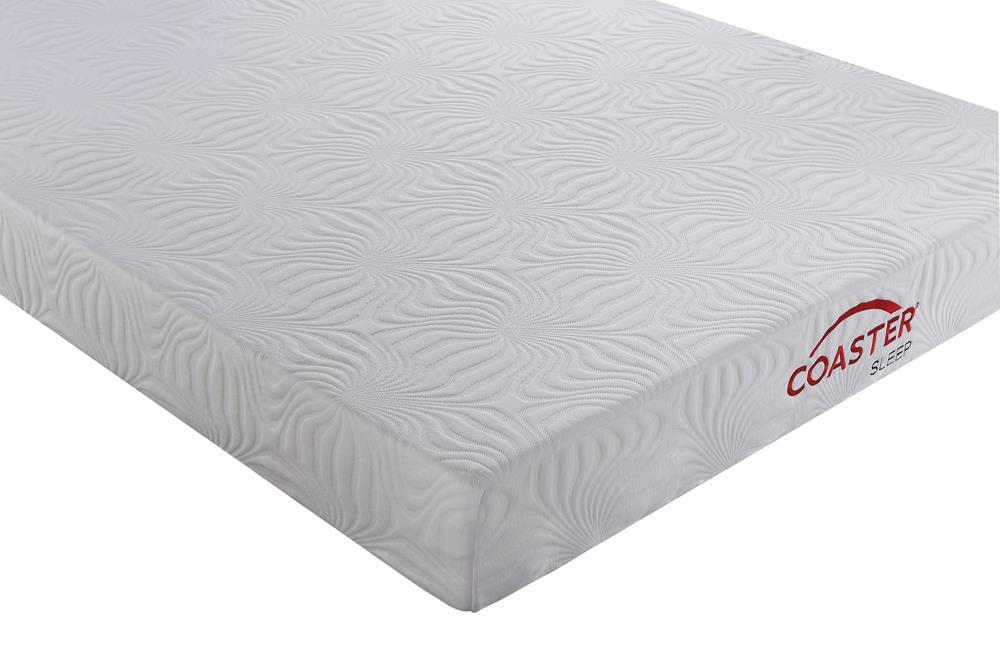 Keegan Queen Memory Foam Mattress White - Aras Mattress And Furniture(Las Vegas, NV)