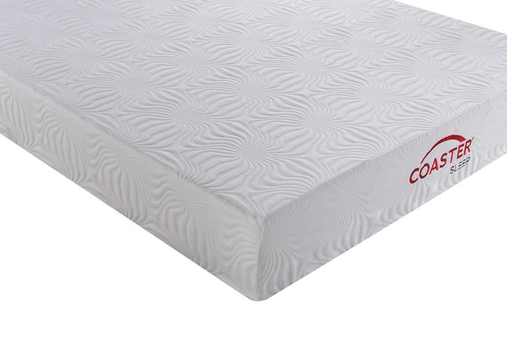 Key Queen Memory Foam Mattress White - Aras Mattress And Furniture(Las Vegas, NV)