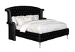 Deanna Eastern King Tufted Upholstered Bed Black - Aras Mattress And Furniture(Las Vegas, NV)