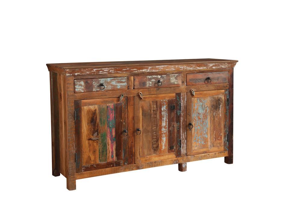 Harper 4-drawer Accent Cabinet Reclaimed Wood - Aras Mattress And Furniture(Las Vegas, NV)