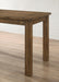 Coleman Counter Height Table Rustic Golden Brown - Aras Mattress And Furniture(Las Vegas, NV)