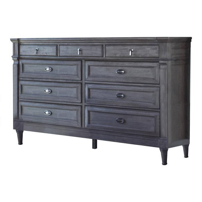 Alderwood 9-drawer Dresser French Grey - Aras Mattress And Furniture(Las Vegas, NV)