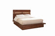Winslow Queen Bed Smokey Walnut and Coffee Bean - Aras Mattress And Furniture(Las Vegas, NV)