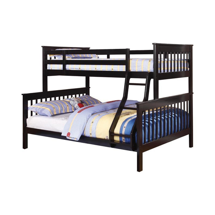 Chapman Full Over Full & Twin Over Full Bunk Bed Black & White