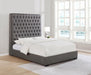 Camille Tall Tufted California King, E.King & Queen Bed Grey image
