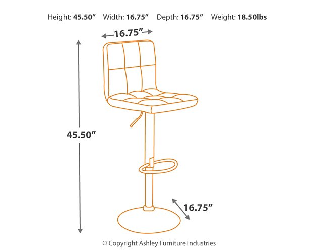 Bellatier Bar Stool Set - Aras Mattress And Furniture(Las Vegas, NV)