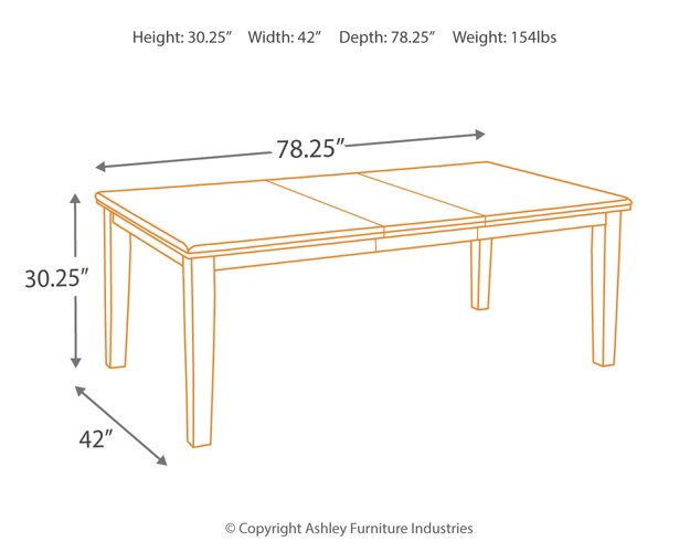 Haddigan Dining Set - Aras Mattress And Furniture(Las Vegas, NV)