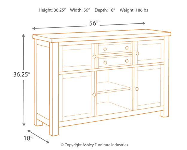 Moriville Dining Server - Aras Mattress And Furniture(Las Vegas, NV)