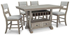 Moreshire Counter Height Dining Set - Aras Mattress And Furniture(Las Vegas, NV)