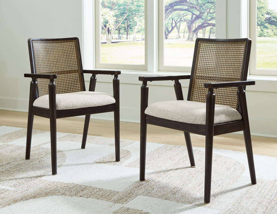 Galliden Dining Arm Chair - Aras Mattress And Furniture(Las Vegas, NV)