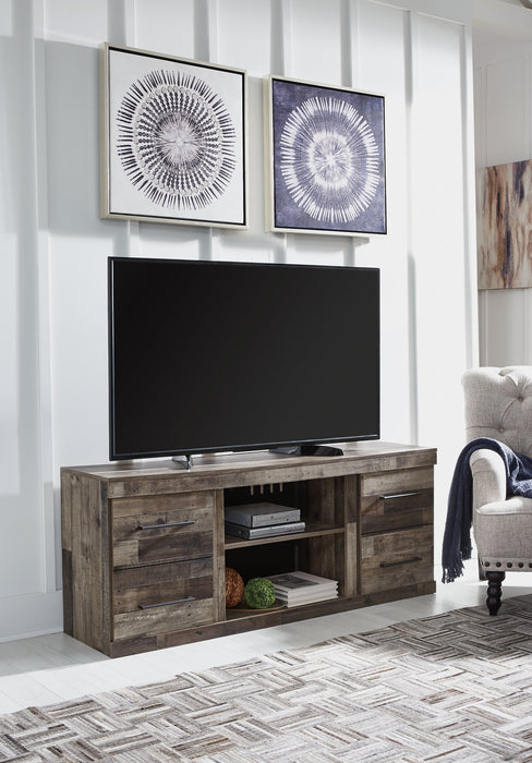 Derekson TV Stand with Electric Fireplace - Aras Mattress And Furniture(Las Vegas, NV)