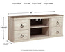 Willowton TV Stand with Electric Fireplace - Aras Mattress And Furniture(Las Vegas, NV)