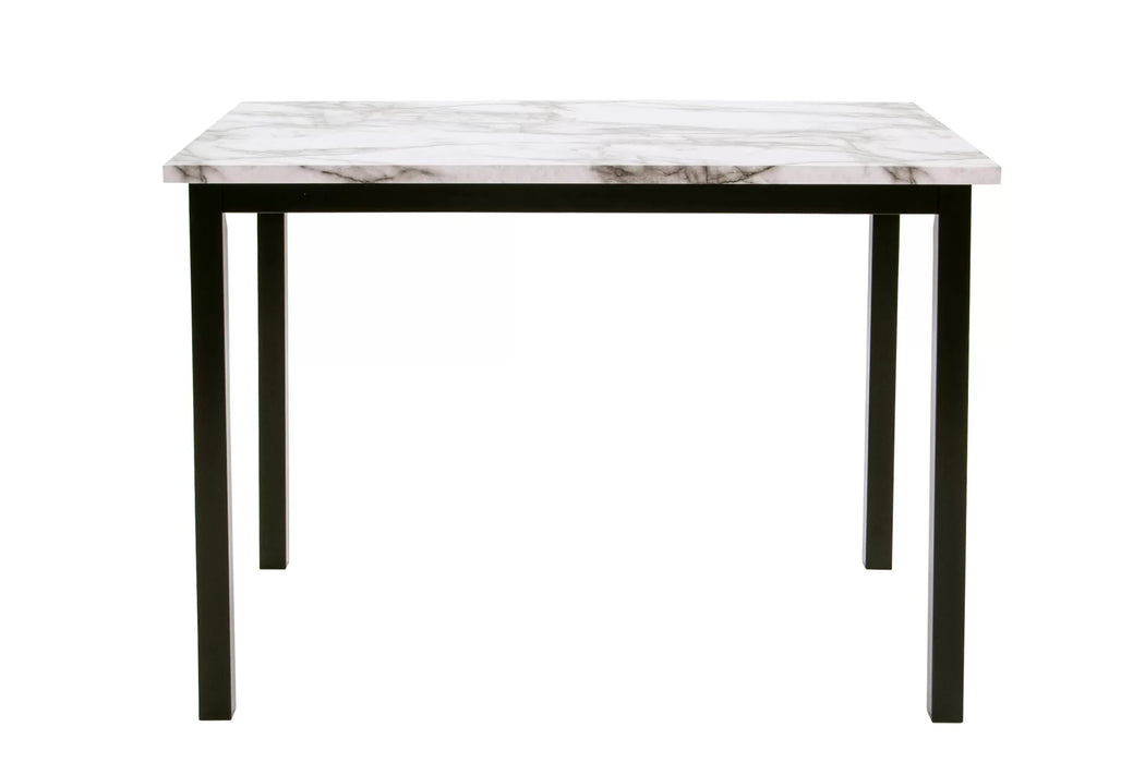 Modern Marble look - Dining Set 5 pcs - Aras Mattress And Furniture(Las Vegas, NV)