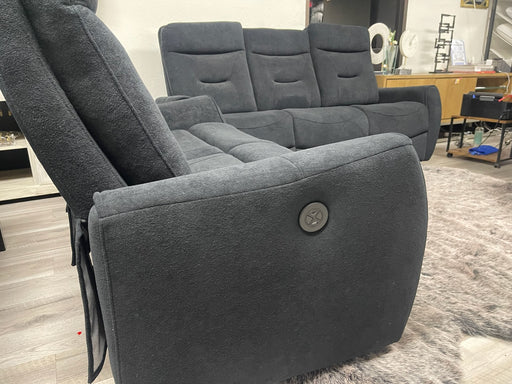 Power Reclining Sofa Set – Modern Black – Super Comfortable - Aras Mattress And Furniture(Las Vegas, NV)