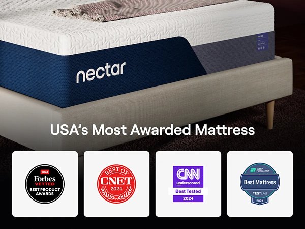 Nectar Luxe Memory Foam 5.1 Mattress - Aras Mattress And Furniture(Las Vegas, NV)