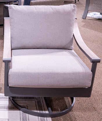 Ocean Beach Outdoor Swivel Lounge with Cushion