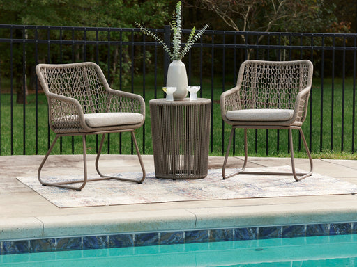 Majors Beach Outdoor Table and 2 Chairs - Aras Mattress And Furniture(Las Vegas, NV)