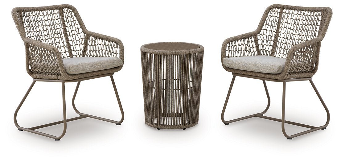 Majors Beach Outdoor Table and 2 Chairs - Aras Mattress And Furniture(Las Vegas, NV)