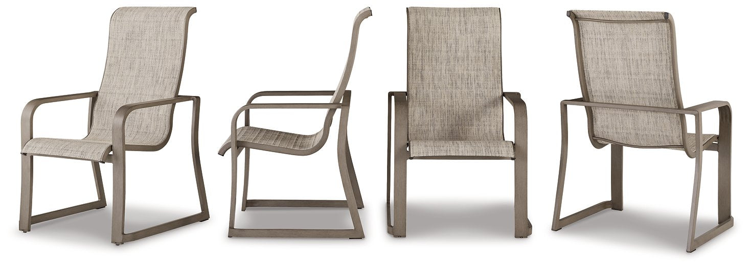 Beach Front Sling Arm Chair (Set of 4) - Aras Mattress And Furniture(Las Vegas, NV)