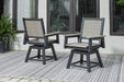 Mount Valley Swivel Chair (Set of 2) - Aras Mattress And Furniture(Las Vegas, NV)